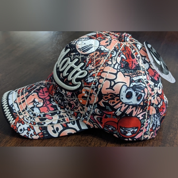 Charlotte Robin Ruth Hat Adjustable Snapback, Graffiti Embroidered Cap, NWT - Picture 3 of 7